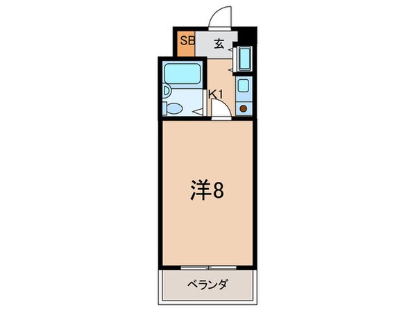 西北チェリーマンションの物件間取画像